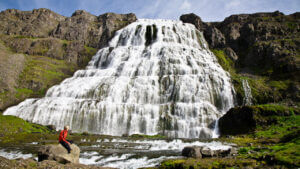 Dynjandi Waterfall top tier