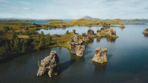 Excursión en barco por el lago Myvatn desde Akureyri