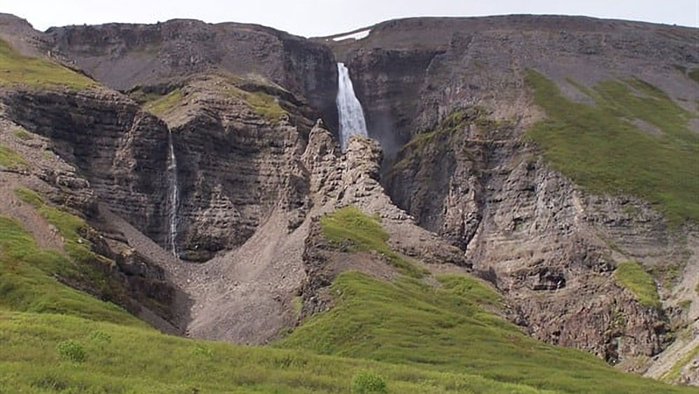 Valagil hidden waterfall excursion from Isafjordur